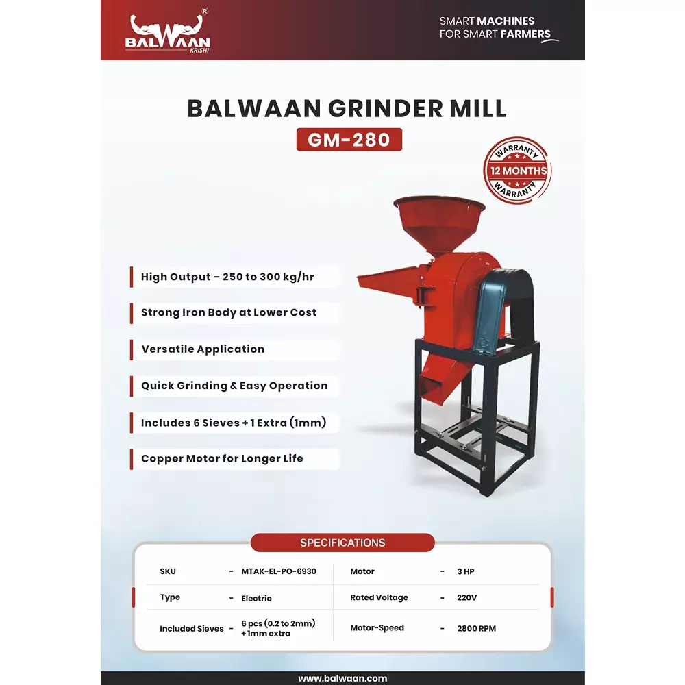 balwaan-grinder-mill-iron-gm-280