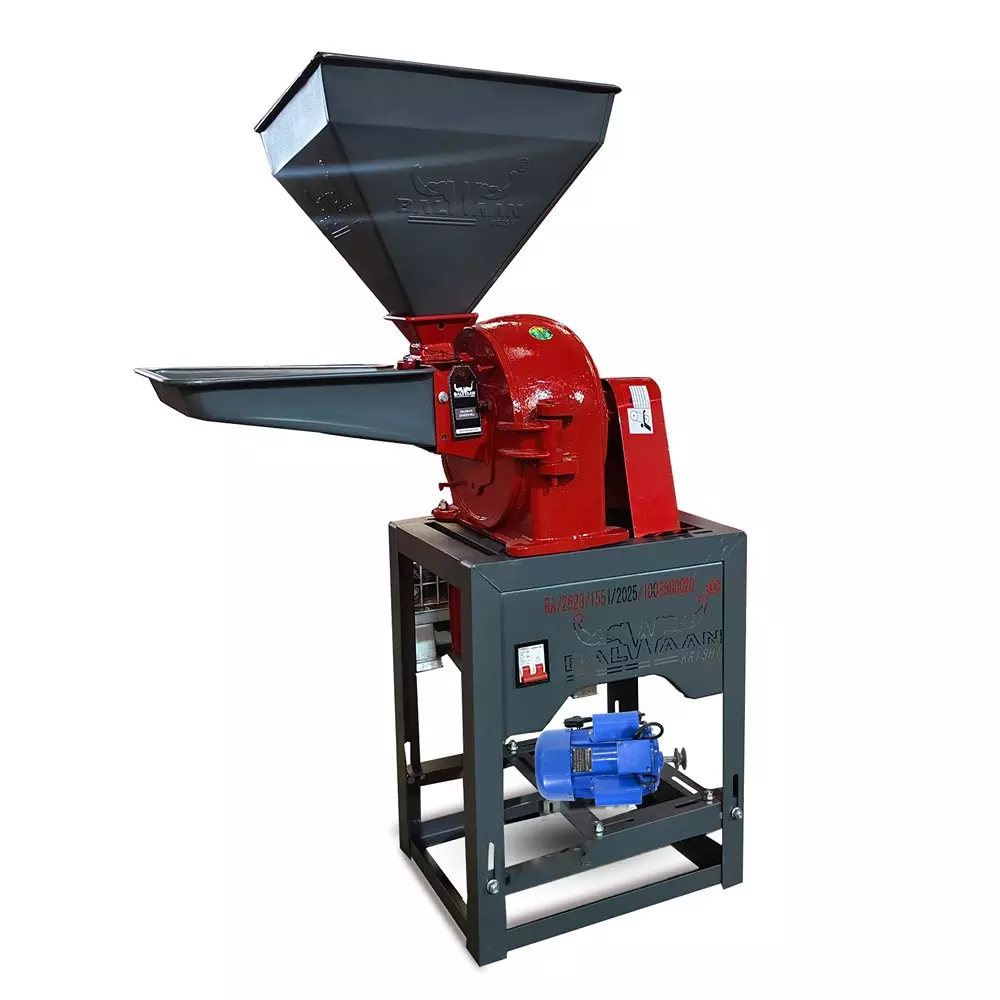 Balwaan Grinder Mill Cast Iron Body 2800 RPM Speed 3 HP Power 150-200 Kg/h Production Capacity, GM-230
