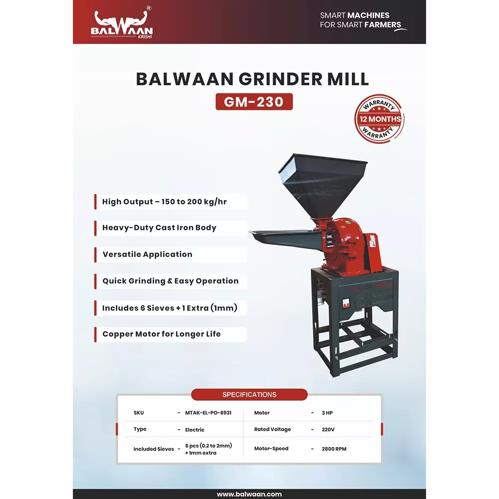 balwaan-grinder-mill-casting-gm-230