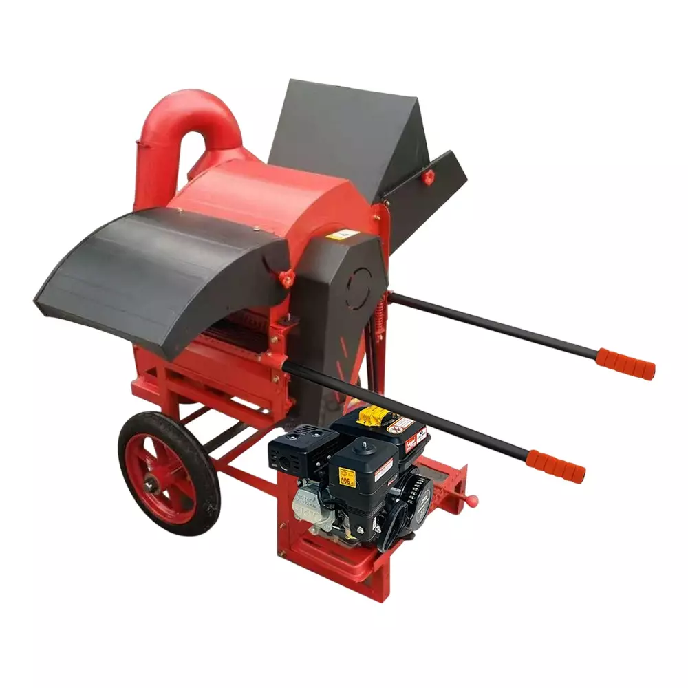 Balwaan Mega Crop Thresher 1000 Kg/h Cutting Capacity 6.5 HP Power with 4-Stroke 3600 RPM Engine, MG-300