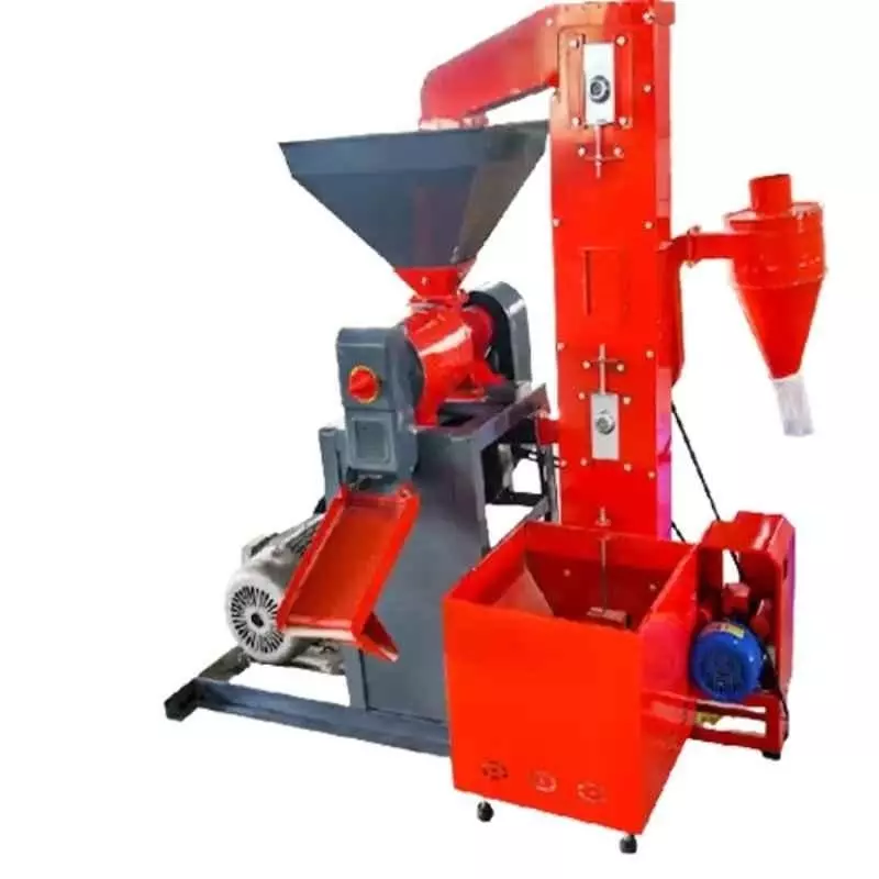 Vinspire Rice Mill Machine 500-700 Kg/hr Production Capacity with Elevator & 10 HP Motor, 6N70 Pro