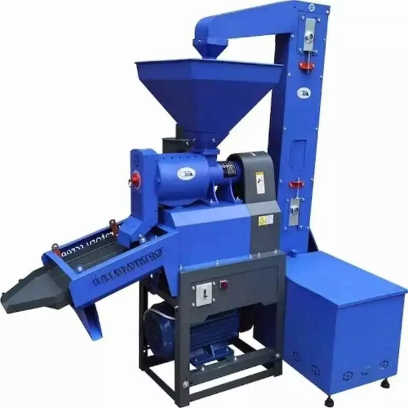 Vinspire Rice Mill Machine 500-700 Kg/hr Production Capacity with Elevator Vibro & without Motor, 6N70 Pro Max