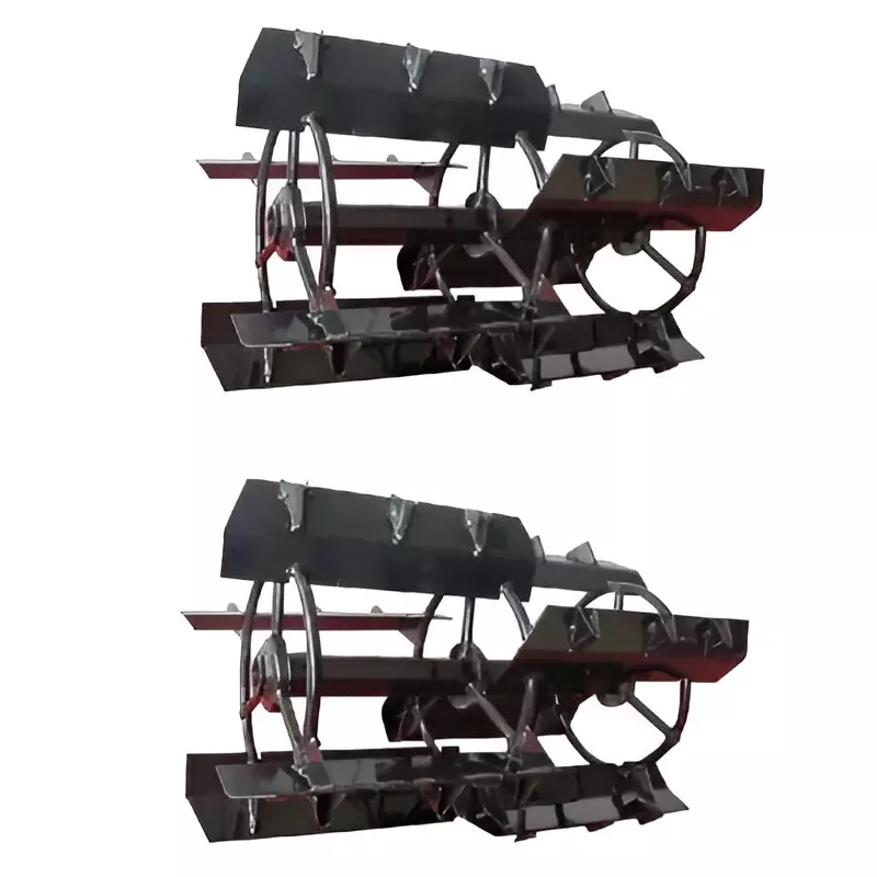 Siddhi Mini Paddy Cage Wheel 35.5 cm (14 Inch) Size For 7 to 9 HP Petrol Power Tiller 7 Kg (Pack of 2)