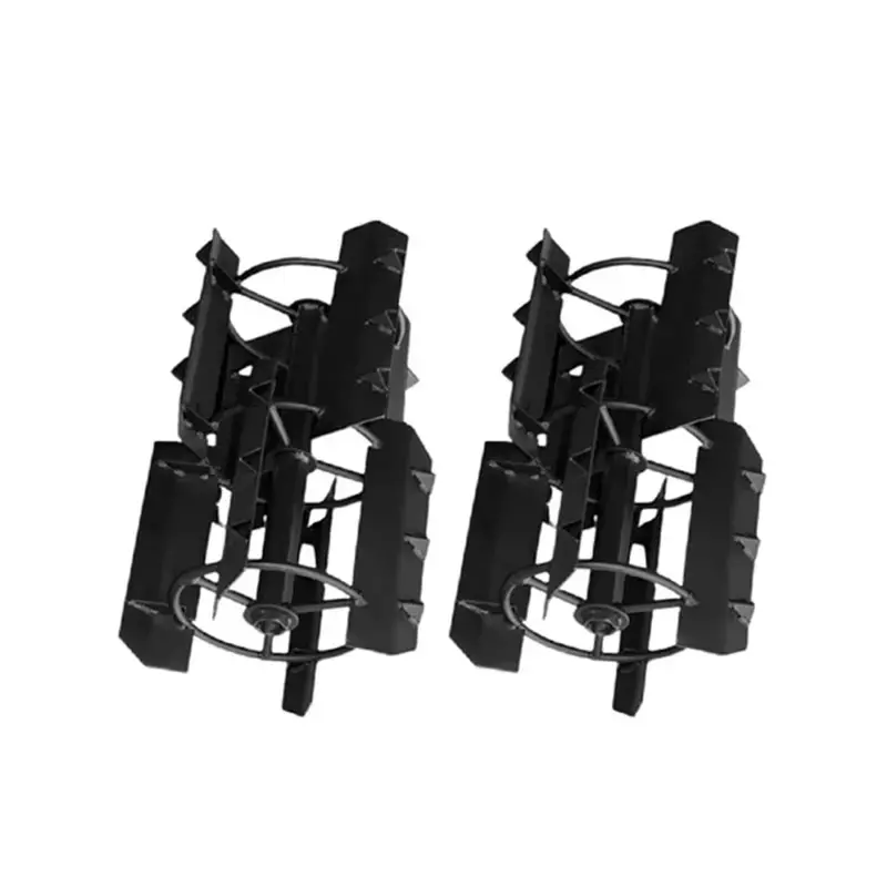 Siddhi Paddy Cage Wheel 35.5 cm (14 Inch) Size For 7 to 12 HP Diesel Power Tiller 16 Kg (Pack of 2)