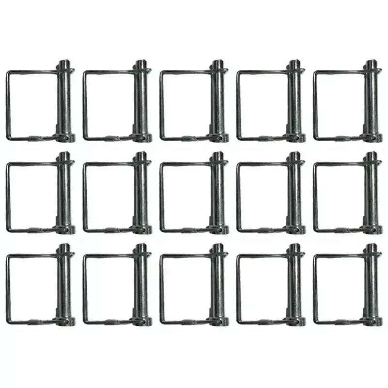GENERIC Heavy Duty Square D Pin Mild Steel 10 mm For Power Tiller / Weeder, DU-DA-20211799 (Pack of 15)