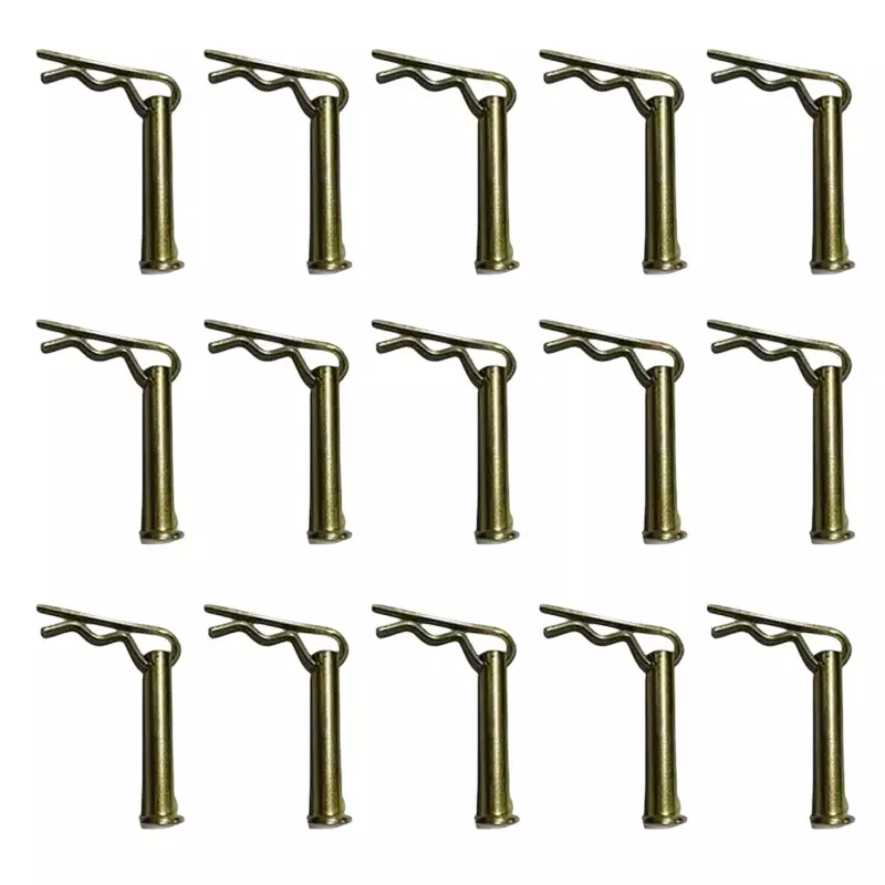 GENERIC R Pin Mild Steel 10 mm for Power Tiller & Weeder, DU-DA-20211795 (Pack of 15)
