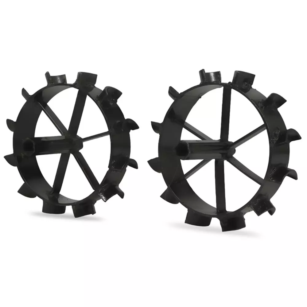Balwaan Heavy-Duty Iron Wheel Set 400 mm (16 inch) Size Round Shape Black