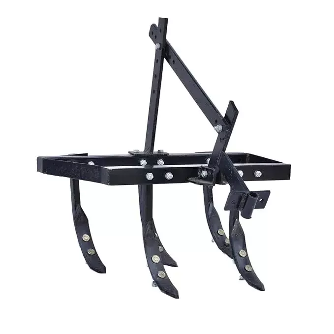 GENERIC Economy 5 Tyne Adjustable Cultivator Attachment Mild Steel for 5 to 12 HP Power Weeder, JS-RSN-20211844