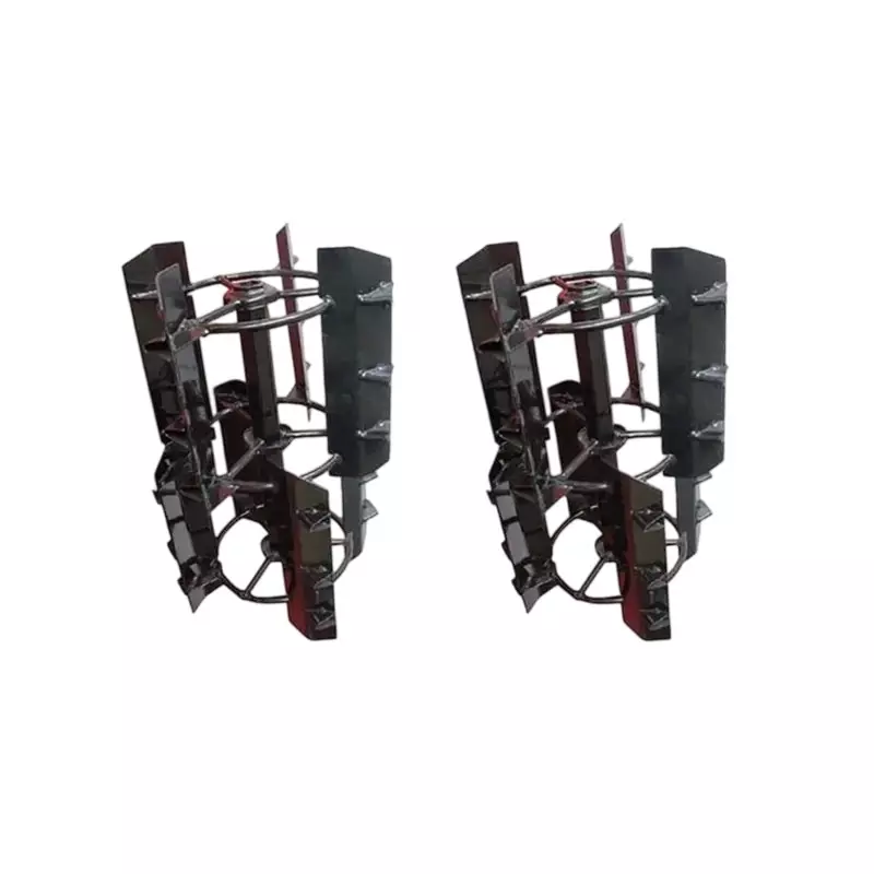 GENERIC Heavy Duty Mini Paddy Cage Wheel Mild Steel 14 Inch (355.6 mm) for 5 to 9 HP Diesel Power Tiller, JS-DA-20211826 (Pack of 2)