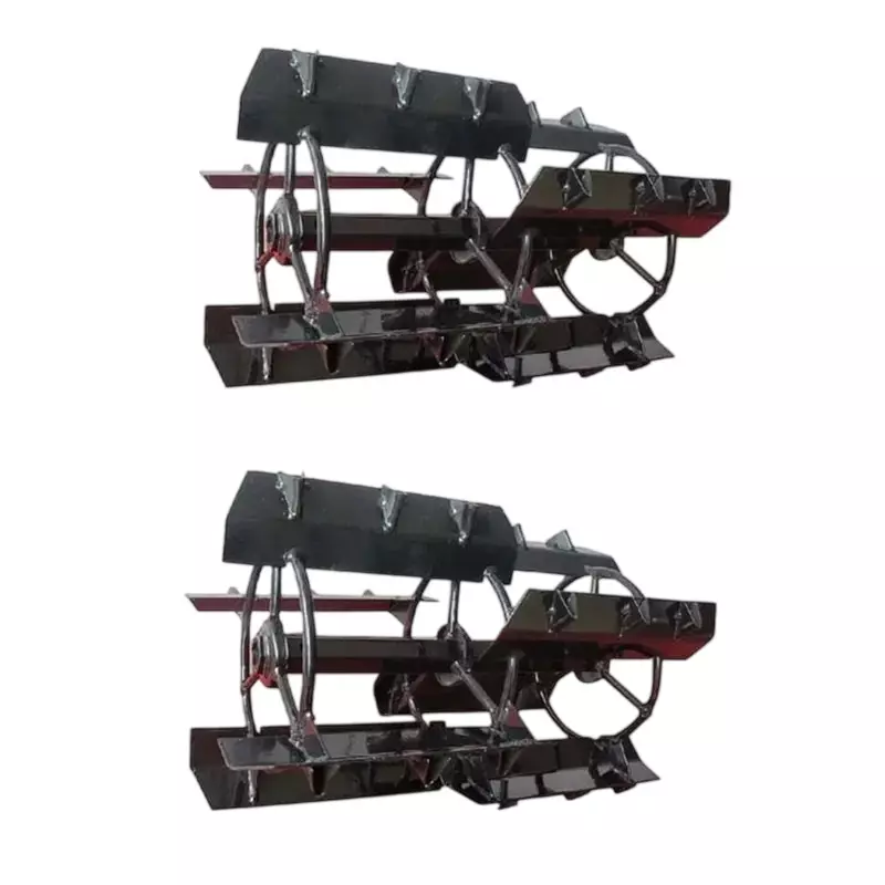 GENERIC Heavy Duty Economy Paddy Cage Wheel Mild Steel 18 inch (457.2 mm) for 7 to 12 HP Petrol Power Tiller, JS-DA-20211671 (Pack of 2)