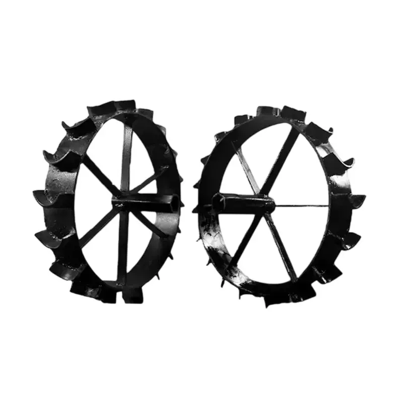 GENERIC Heavy Duty Iron Wheel 14 inch (355.6 mm) for 5 to 9 HP Petrol Power Tiller, TI-HD-45087 (Pack of 2)