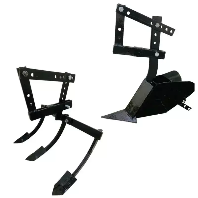 GENERIC Heavy Duty Adjustable Ridger & 3 Tyne Cultivator Attachment Combo With Extension For 2 Stroke 63 CC Mini Tiller, TI-HD-35510