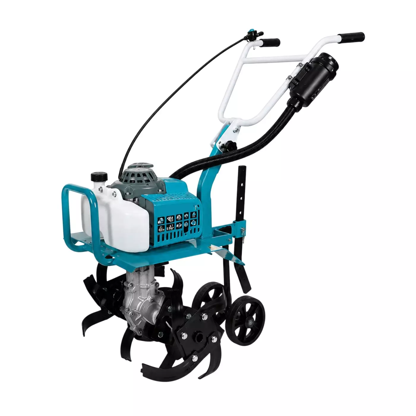 Aashna Micro Cultivator 2 Stroke 170F Engine 7 HP Power Petrol Engine Type, G06