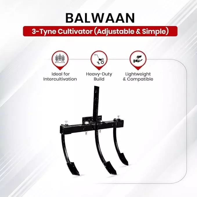 balwaan-3-tyne-adjustable-cultivator-black-color-high-quality-steel-body-for-small-and-medium-farms-cl-30a