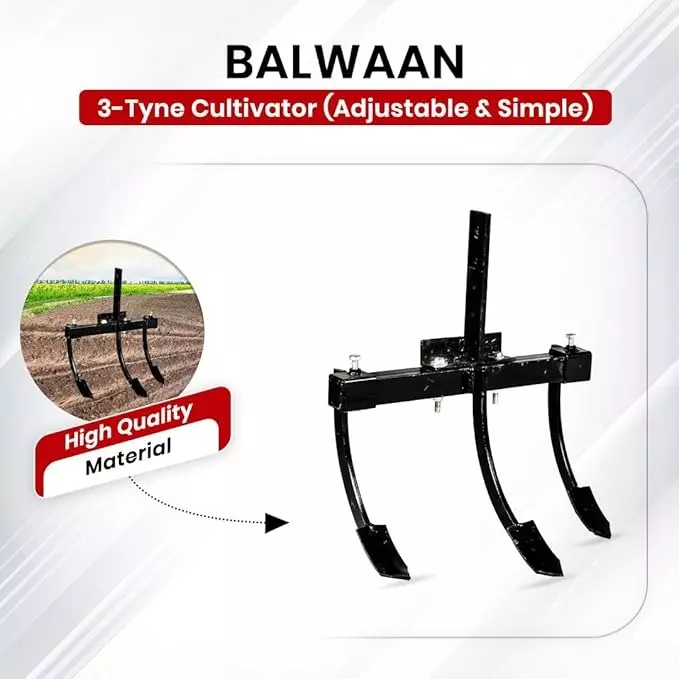 balwaan-3-tyne-adjustable-cultivator-black-color-high-quality-steel-body-for-small-and-medium-farms-cl-30a