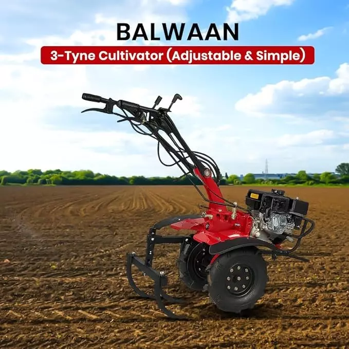 balwaan-3-tyne-adjustable-cultivator-black-color-high-quality-steel-body-for-small-and-medium-farms-cl-30a