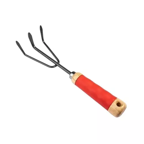 Sunya Cultivator With Rubber Handle 250 mm (25 cm) length Steel and Thermo Plastic 200 g, TOCU029CU