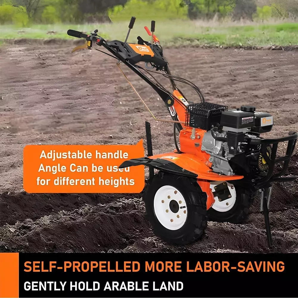 VOLTZ Heavy Duty Agriculture Cultivator 8 HP Petrol Engine with High Metal 32 Blades Set, VPX-1500