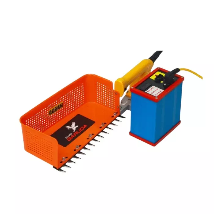 Sharp Garuda Tea Harvester Plucking Machine With Battery 285 mm Blade Double Sided Serrated, ESGTH-285