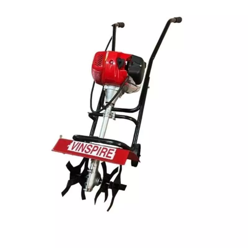 Vinspire Tiller Cultivator Recoil Starter 2 HP 52 cc 2 Stroke Petrol Operated, VT-52-Top