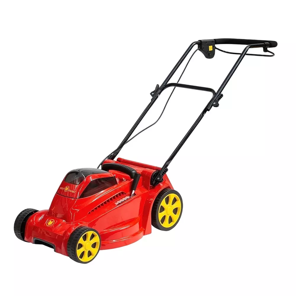 Wolf Garten Battery Powered Lawn Mower with 5.0 Ah Battery Capacity, 18 inch (457.2 mm) Winged Blade and 40 cm Cutting Width, 18AKJJ63650 (With Battery & Charger)