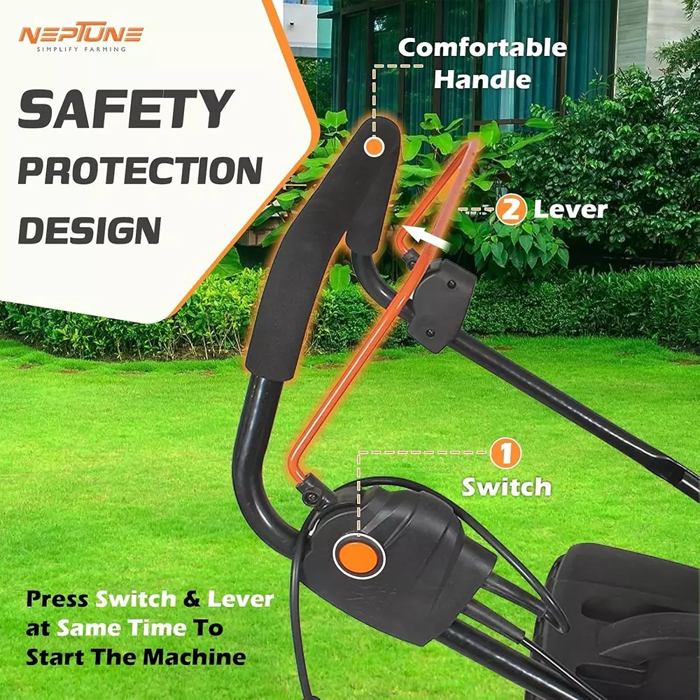neptune-lm-16e-electric-rotary-lawn-mower-capacity-50-litre