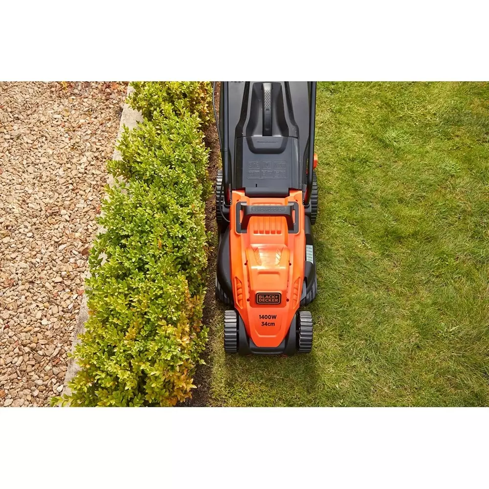 blackdecker-lawn-mower-with-bike-handle-plastic-1400-w-power-13-inch-3302-mm-cutting-width-400-m-mowing-area-for-grass-cutting-bemw461bh-b1