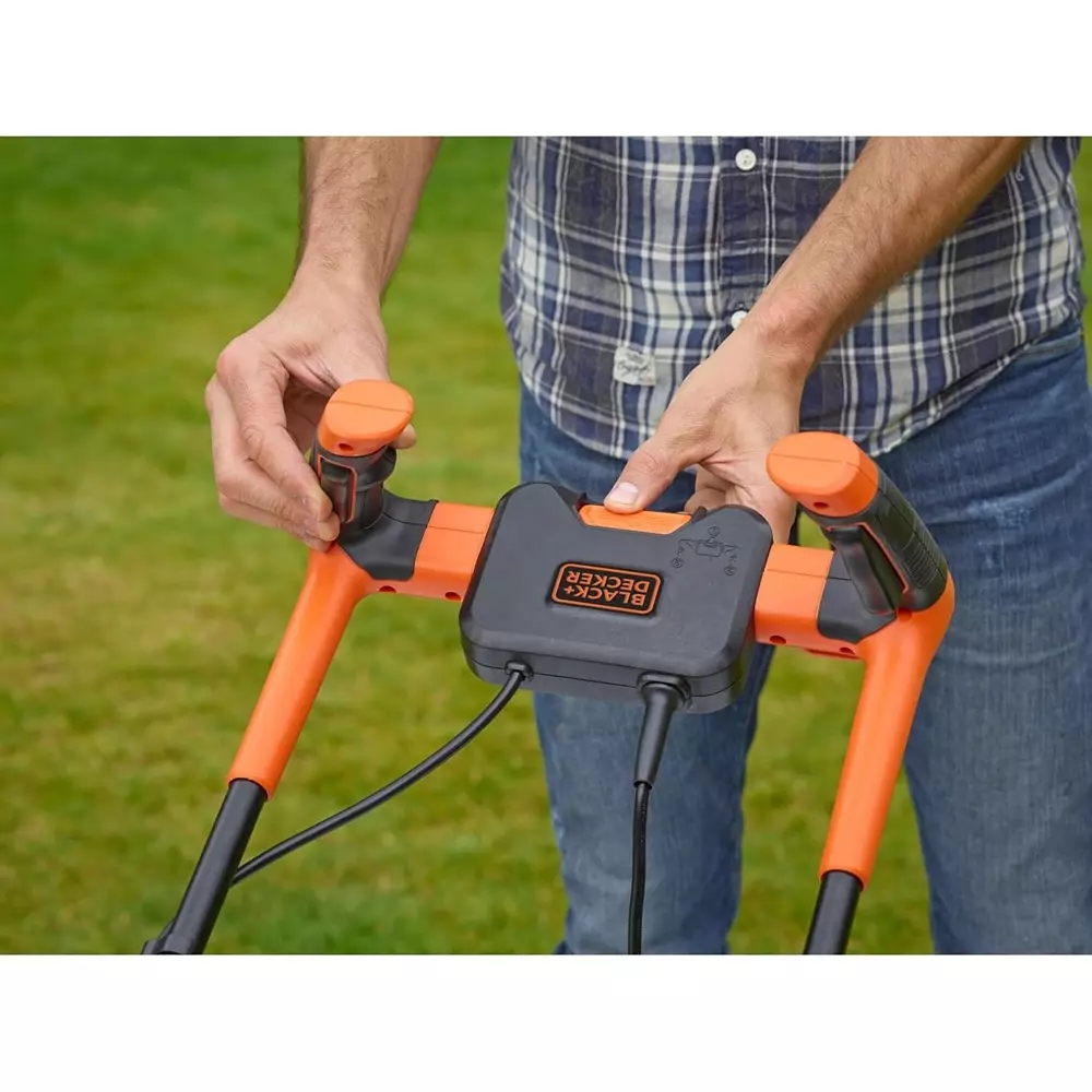blackdecker-lawn-mower-with-bike-handle-plastic-1400-w-power-13-inch-3302-mm-cutting-width-400-m-mowing-area-for-grass-cutting-bemw461bh-b1