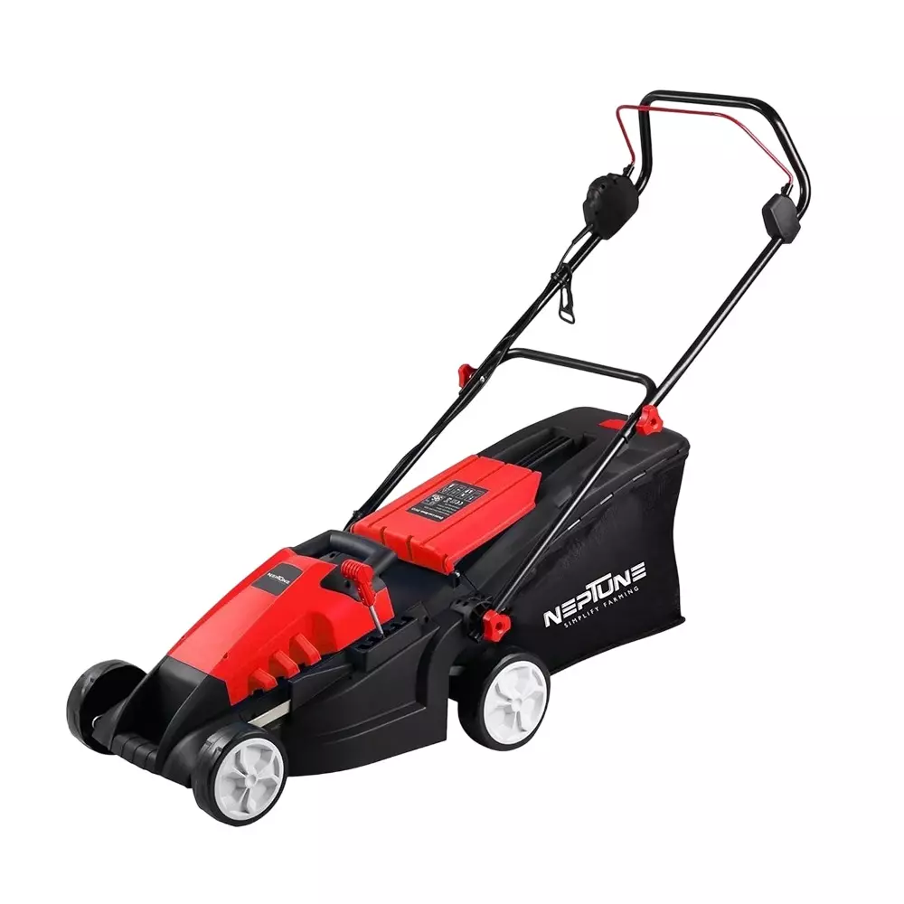 Neptune Electric Hand Push Lawn Mower Single Phase 2 HP Motor with 50 L Grass Catcher Box