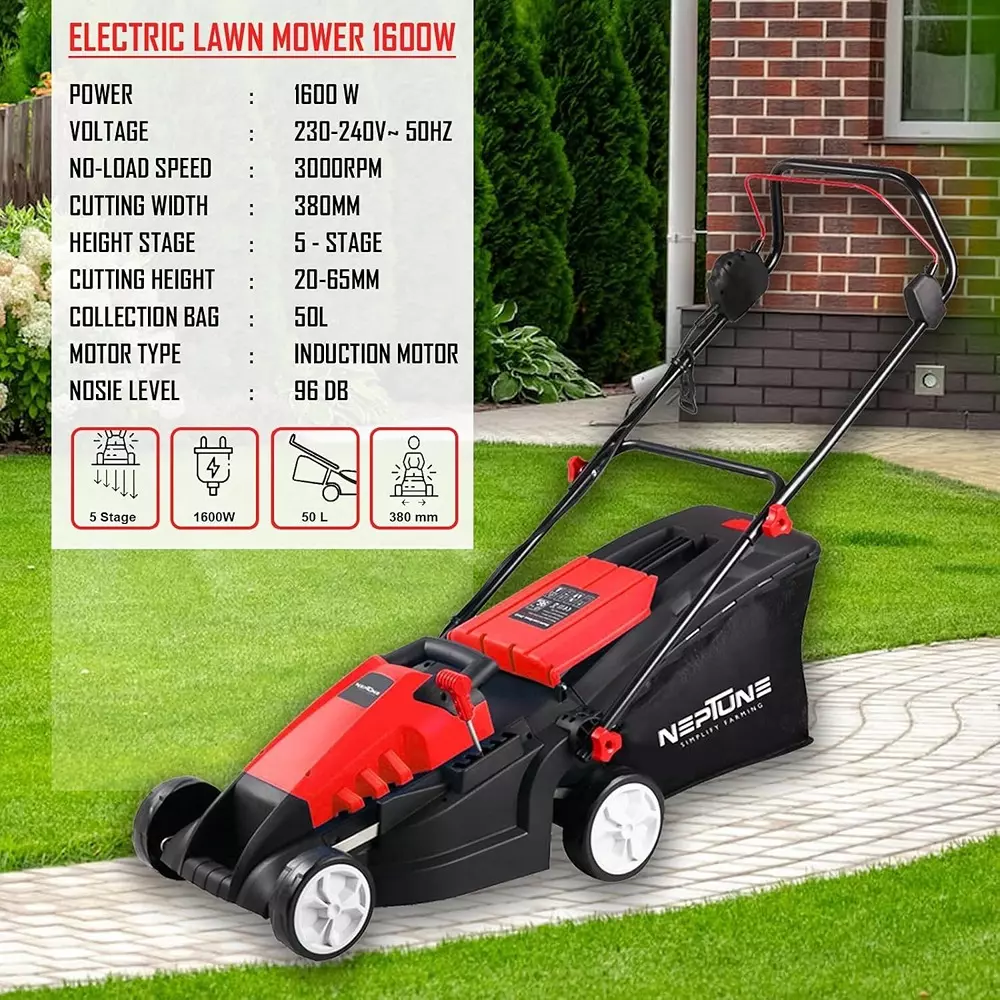 neptune-electric-hand-push-lawn-mower-single-phase-2-hp-motor-with-50-l-grass-catcher-box