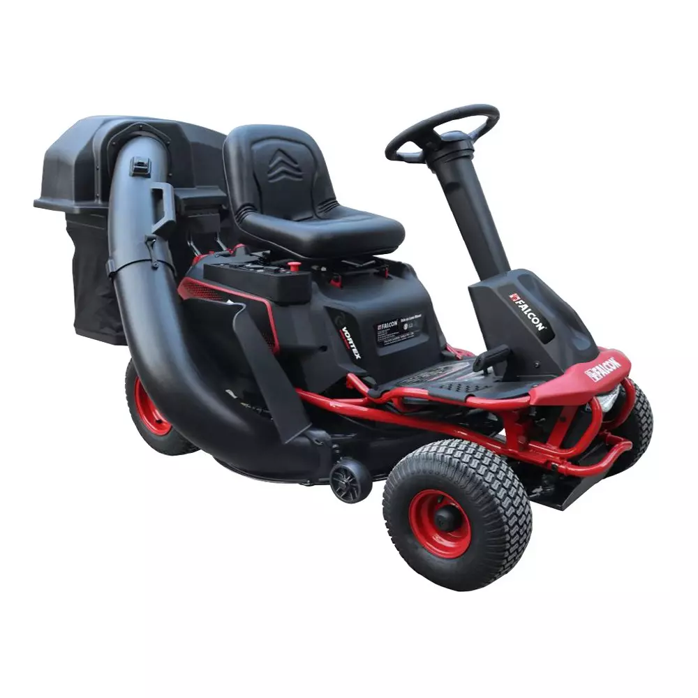 Falcon Electric Ride On Lawn Mower Engine 100 cm Cutting Width 2 Blades for Gardening & Agricultural Use, 48VRD