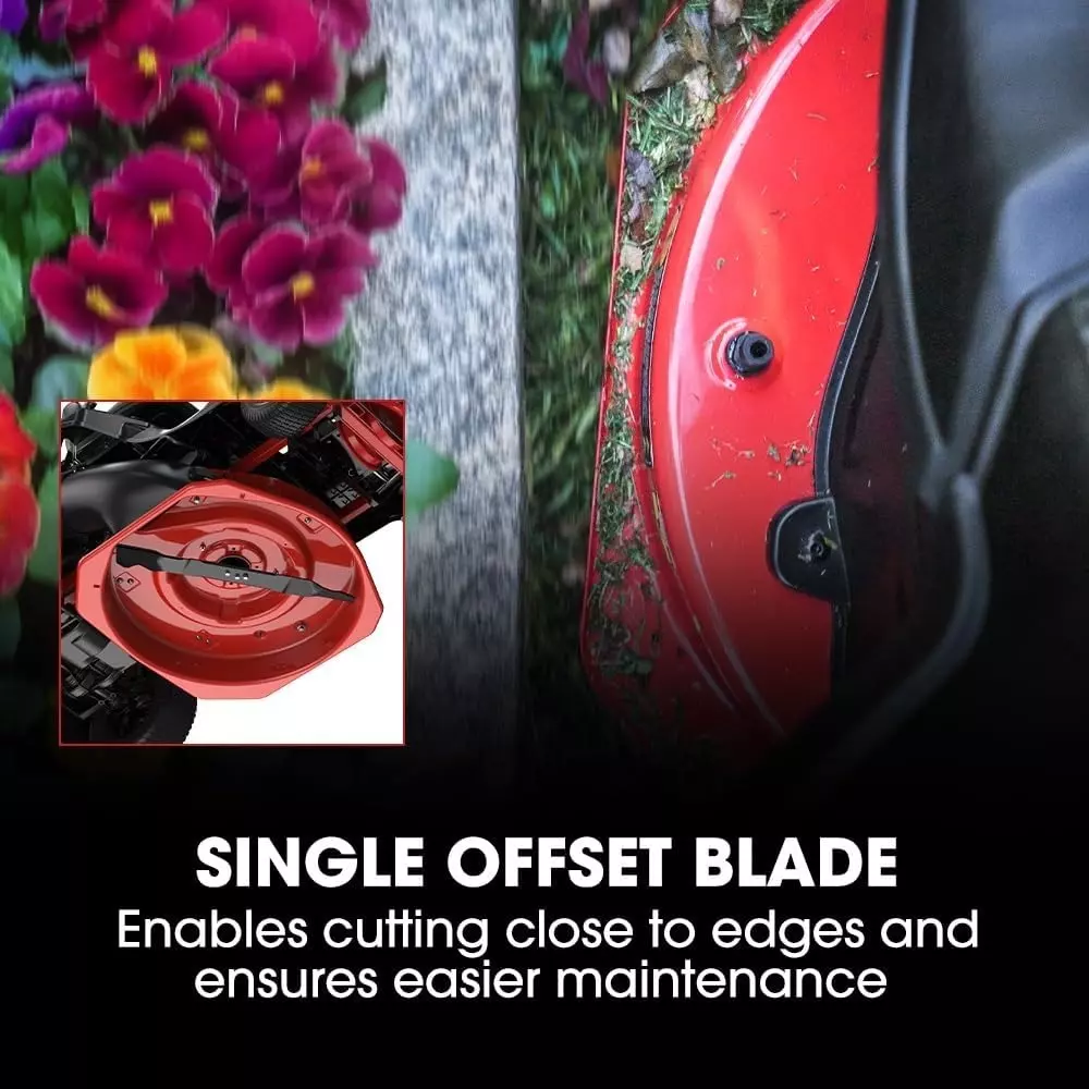 Falcon Electric Ride On Lawn Mower Engine 100 cm Cutting Width 2 Blades for Gardening & Agricultural Use, 48VRD