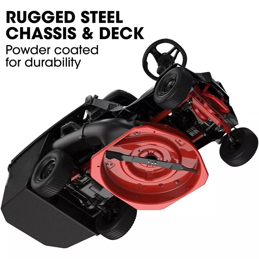 Falcon Electric Ride On Lawn Mower Engine 100 cm Cutting Width 2 Blades for Gardening & Agricultural Use, 48VRD