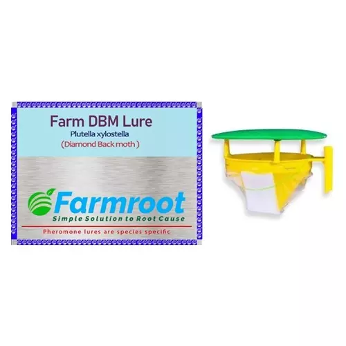 Farmroot Weatherproof and Non-Toxic Farm DBM Lure with Funnel Trap Plastic, FR123471 (Pack of 3 Pcs)