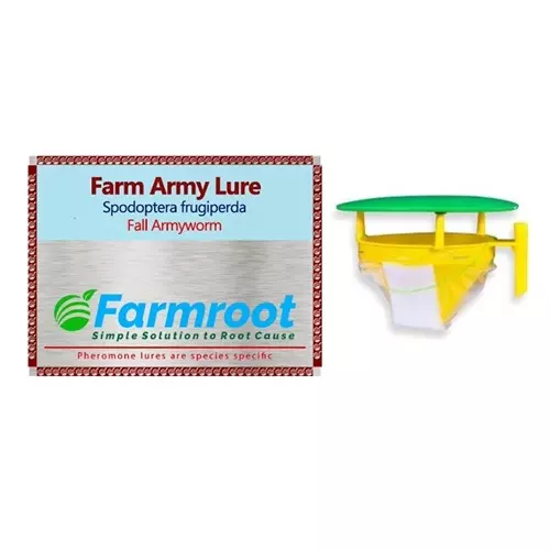 Farmroot Weatherproof and Non-Toxic Farm Faw Lure with Funnel Trap Plastic, FR123473 (Pack of 50 Pcs)