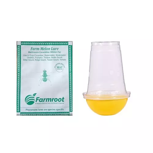 Farmroot Weatherproof and Non-Toxic Farm Melon Lure with Fly Trap Plastic, FR123469 (Pack of 50 Pcs)