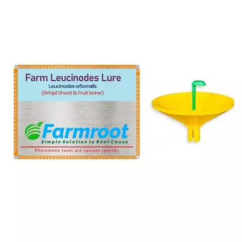 Farmroot Weatherproof and Non-Toxic Farm Leucinodes Lure with Water Trap Plastic, FR123476 (Pack of 50 Pcs)