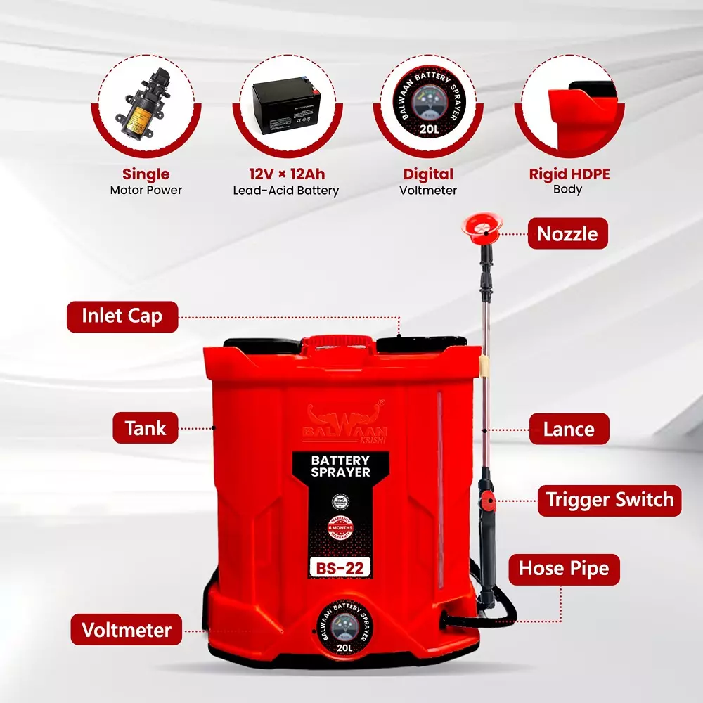 balwaan-battery-sprayer-black-red-for-farming-gardening-bs22