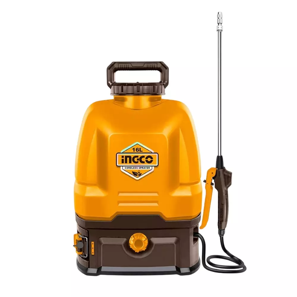 Ingco Cordless Sprayer 16 L Capacity 1.7 L/min Flow Rate (Without Battery & Charger), CSPLI2016