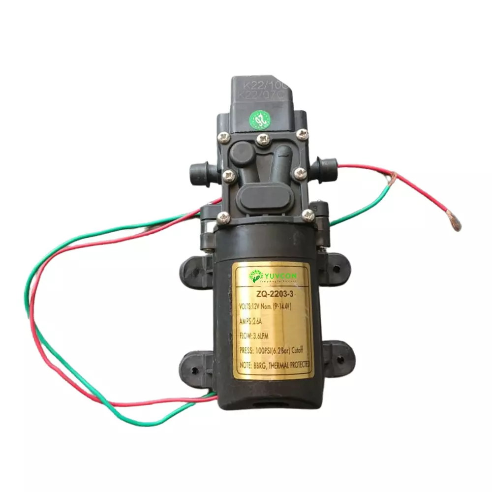 Yuvcon Battery Pump Motor with 5 Cubic Meter Flow Rate for Water Transfer Use
