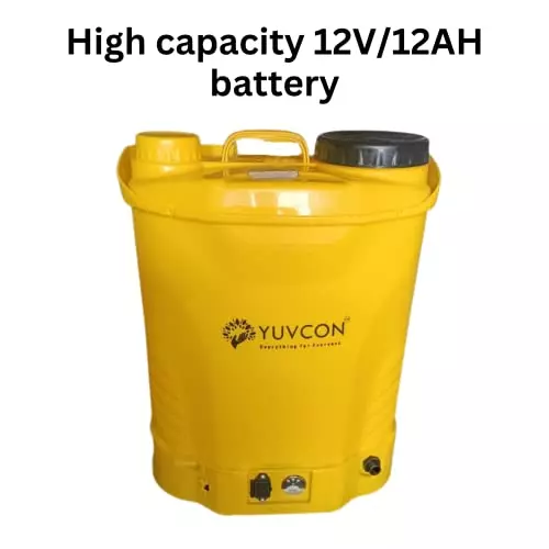 yuvcon-20l-double-motor-agriculture-sprayer-pump-with-12v-12ah-battery-and-adjustable-nozzles