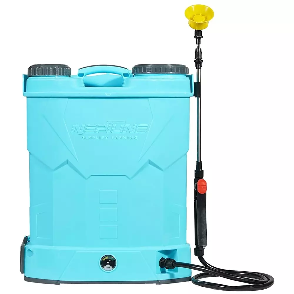 Neptune Knapsack Battery Sprayer Single Motor 20 L Tank Capacity 12 V x 8 Ah Battery Capacity, Model-12