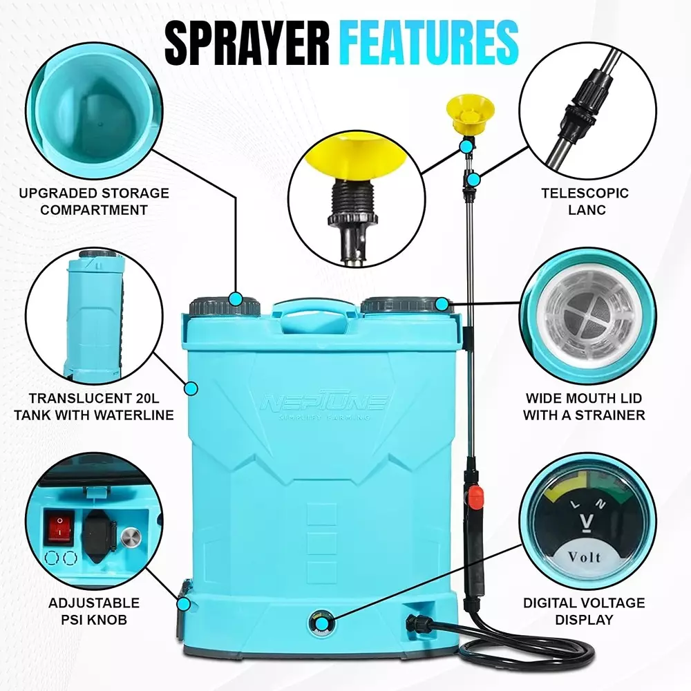 neptune-knapsack-battery-sprayer-single-motor-20-l-tank-capacity-12-v-x-8-ah