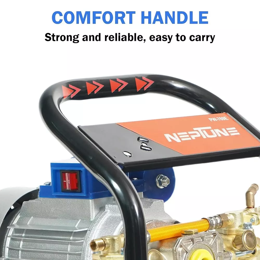 neptune-1100w-electric-portable-pressure-sprayer-pump-brass-head-with-spray-gun-hose-pw-769e