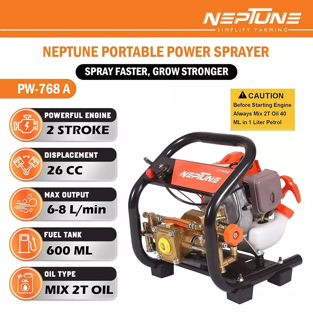 neptune-pw-768-high-pressure-sprayer-with-2-stroke-engine-075-kw