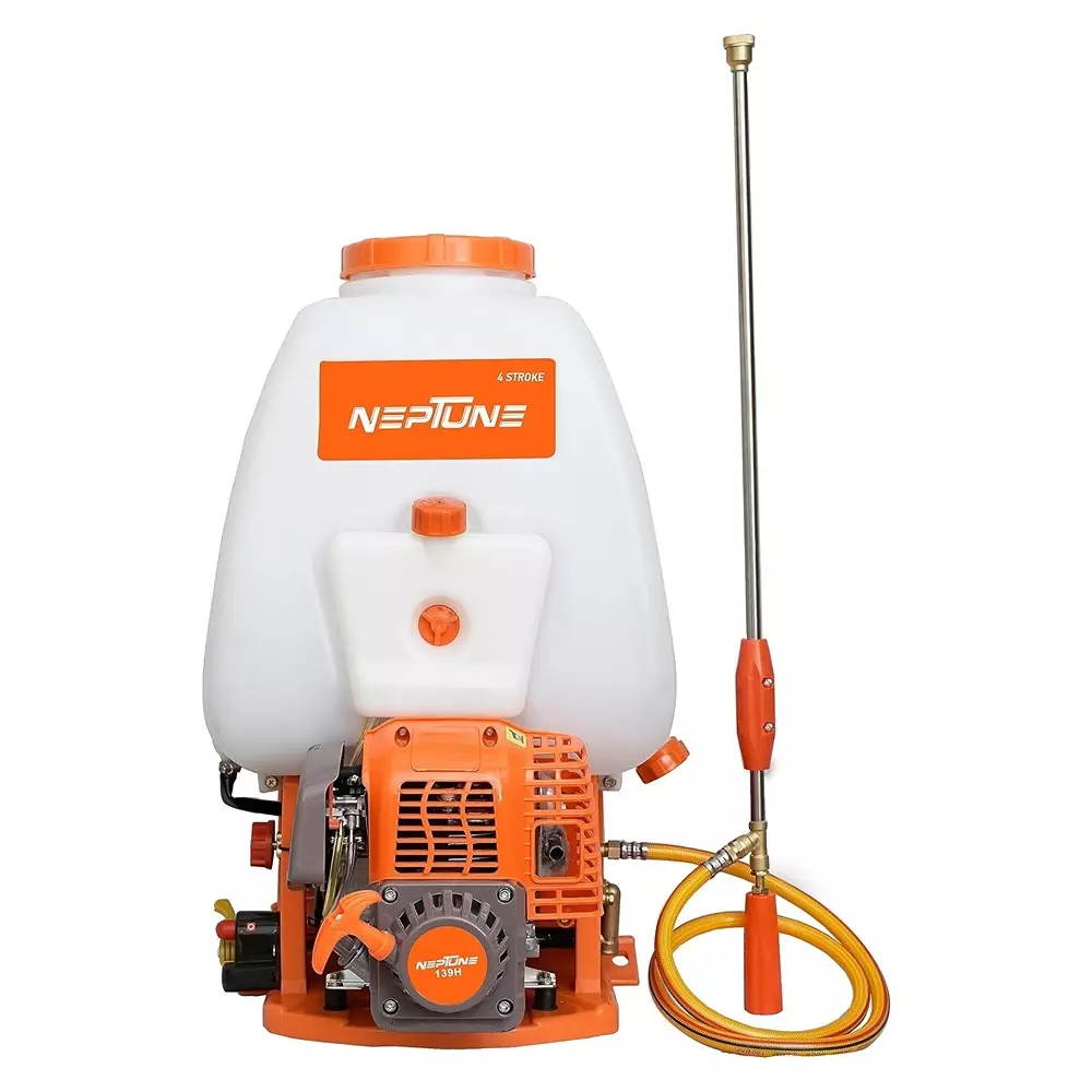 Neptune 4-Stroke 31CC Knapsack Power Sprayer with 25L Tank & Dual Type Spray Guns,  NF-767