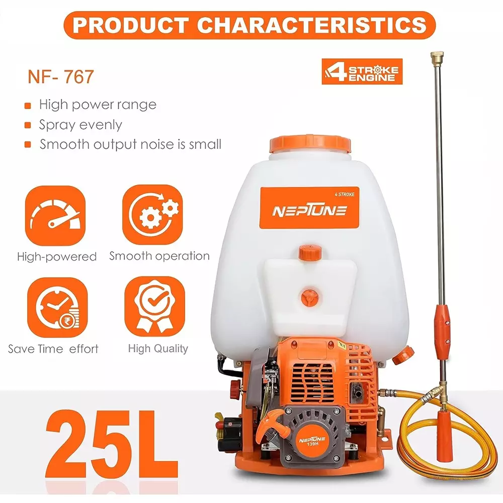 neptune-4-stroke-31cc-knapsack-power-sprayer-with-25l-tank-dual-type-spray-guns-nf-767