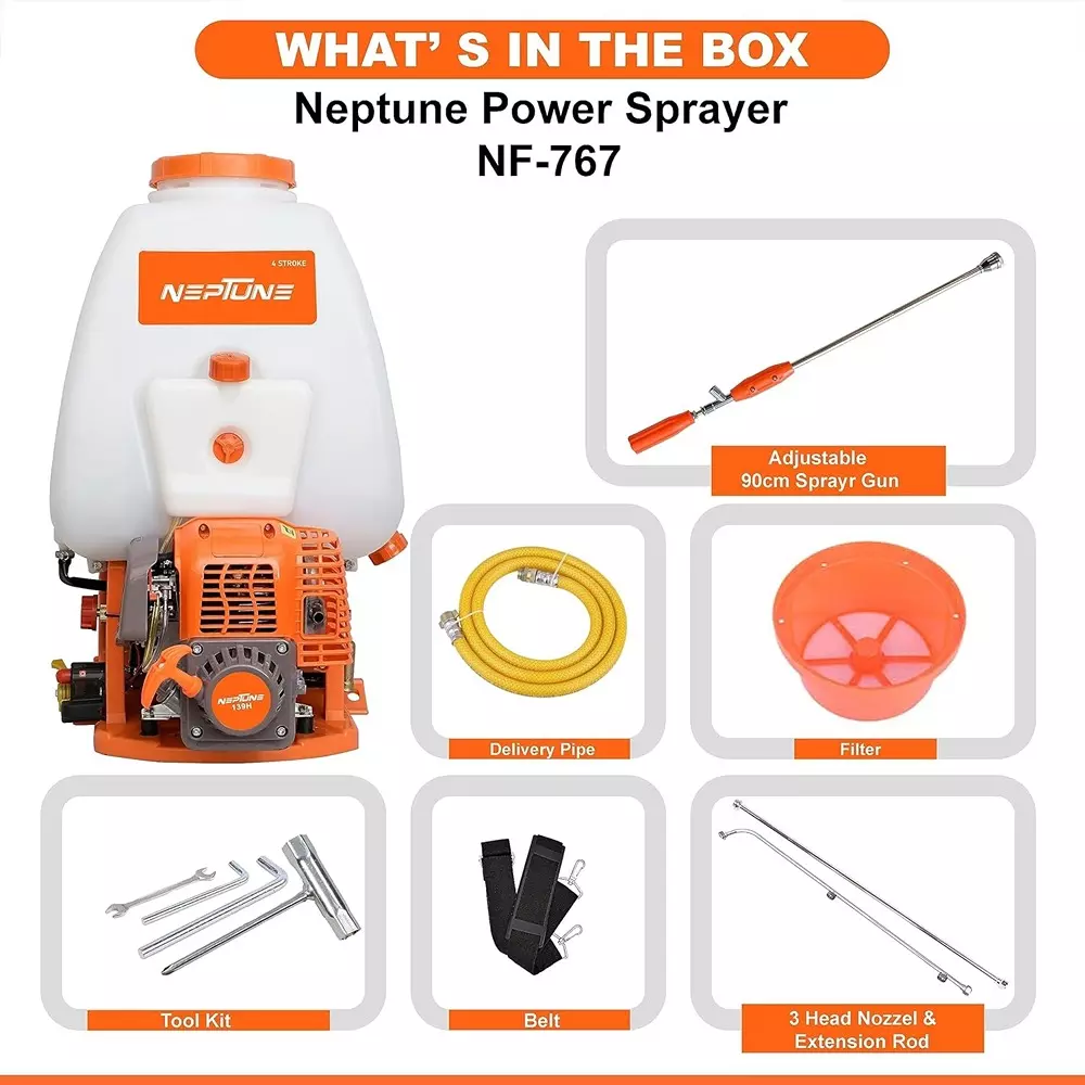 neptune-4-stroke-31cc-knapsack-power-sprayer-with-25l-tank-dual-type-spray-guns-nf-767