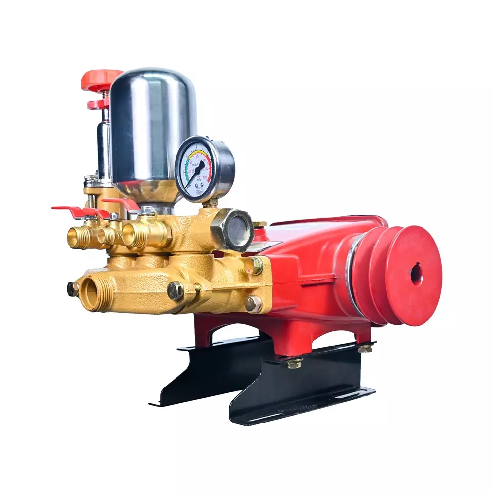 Balwaan HTP Pump 2x1/2 inch + 1x1/4 inch Outlet 0-40 Kg/cm² Pressure 48-57.5 L/min Suction Volume with 100 mm (4 inch) Iron Pulley, BH-53