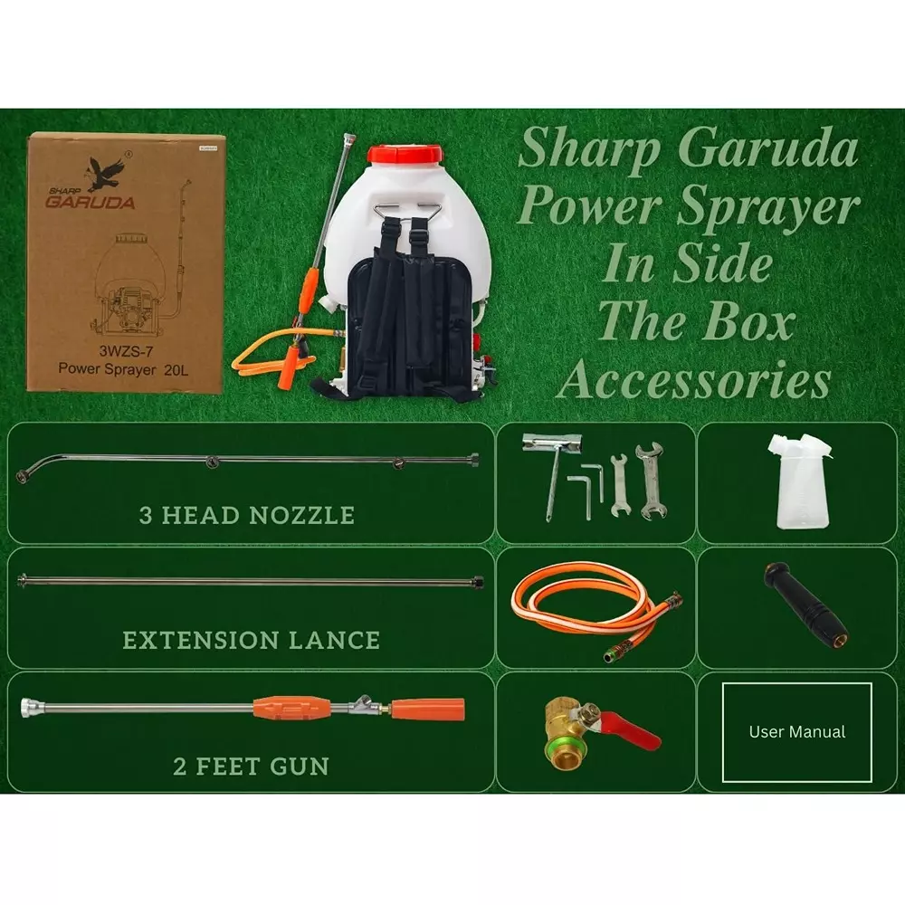 sharp-garuda-portable-power-sprayer-36-cc-4-stroke-petrol-engine-20-l-tank-capacity-for-agriculture-farming-fertilizer-pesticide
